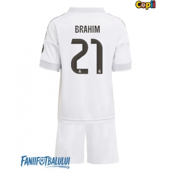 Real Madrid Brahim Diaz #21 Echipament de Fotbal Replică 2025-26 Copii Acasa (+ Șorturi)